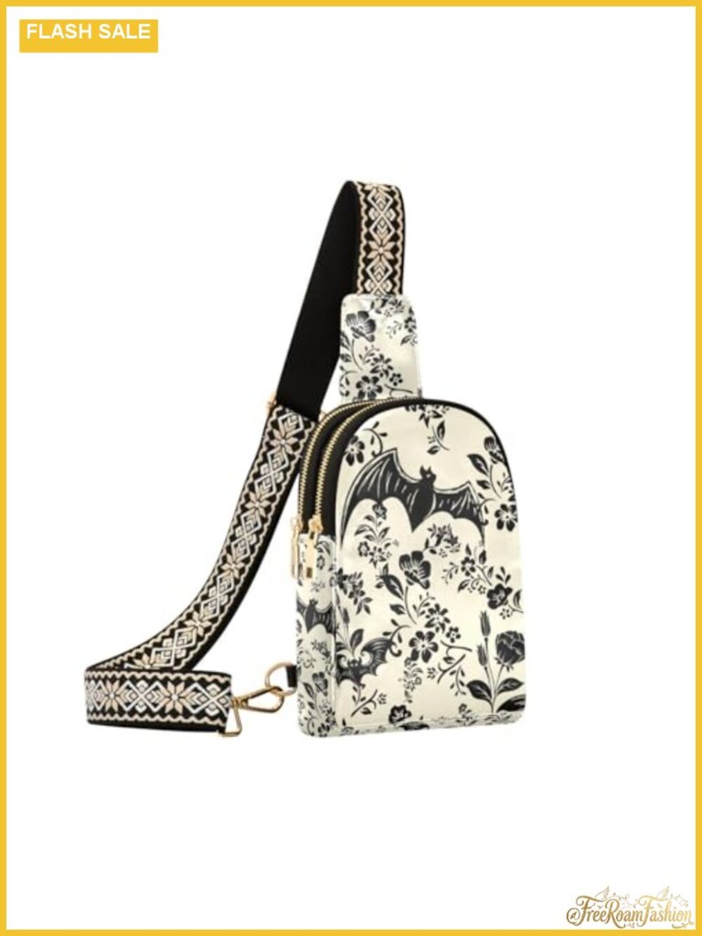 PU Leather Sling Crossbody Bag Women's Adjustable Strap